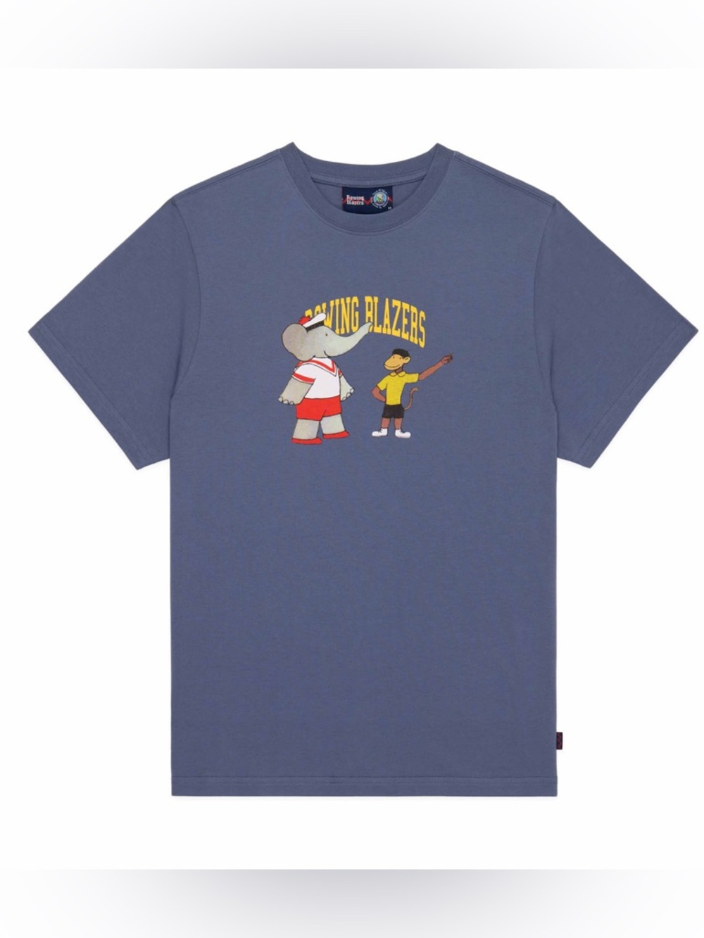 ROWING BLAZERS X BABAR Cotton Babar And Zephir T-Shirt Washed Navy